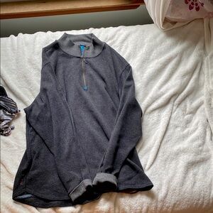 Robert graham mens  quarter zip grey jacket